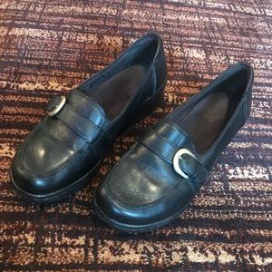 Clarks women’s buckle loafers footwear!